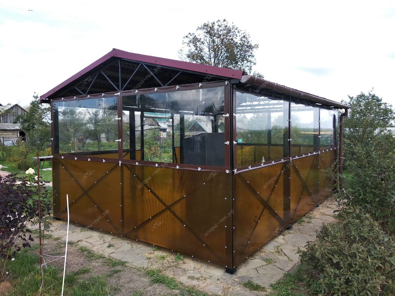 мягкие окна для беседок и веранд шторы пвх