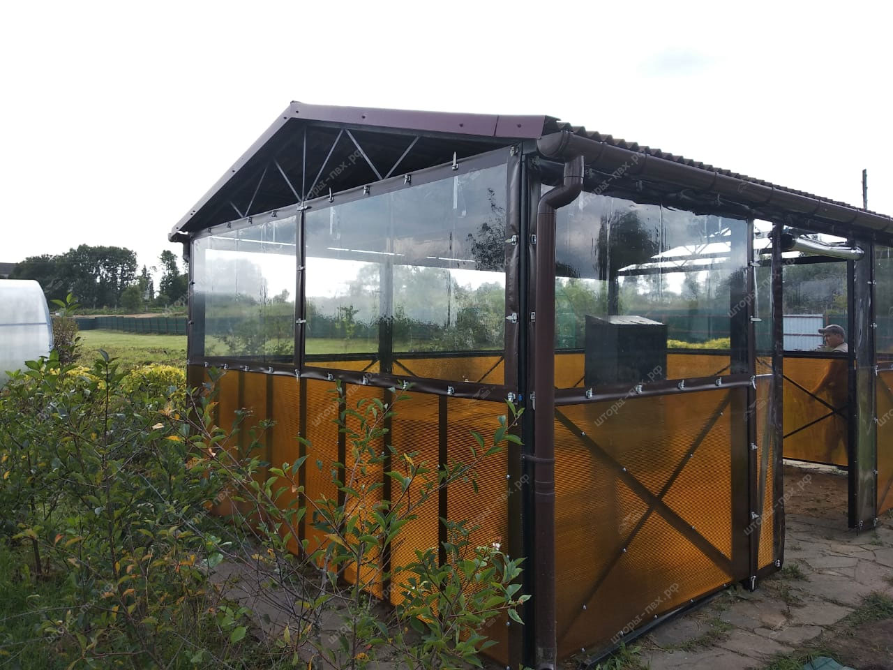 мягкие окна для беседок и веранд шторы пвх