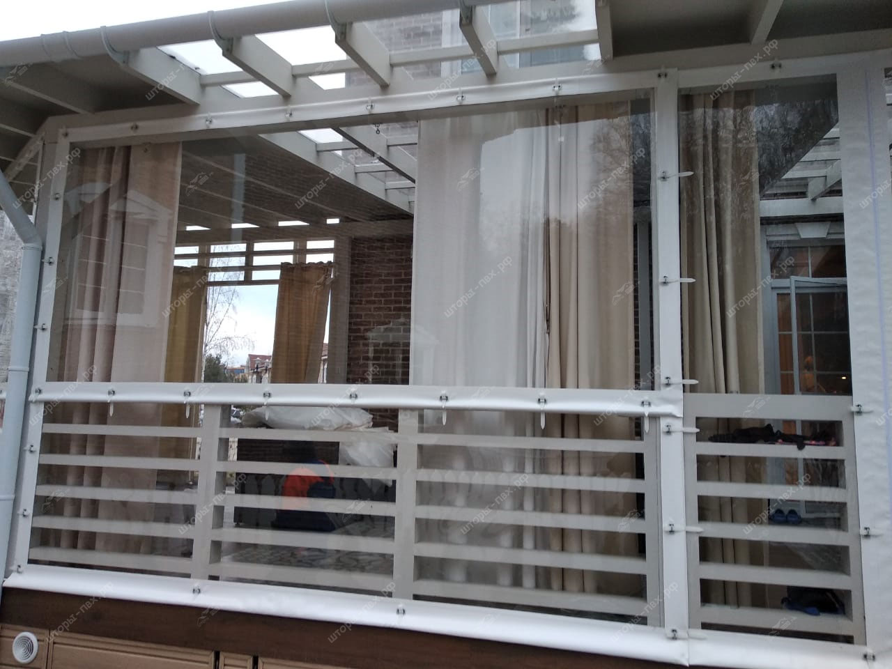 мягкие окна для беседок и веранд шторы пвх