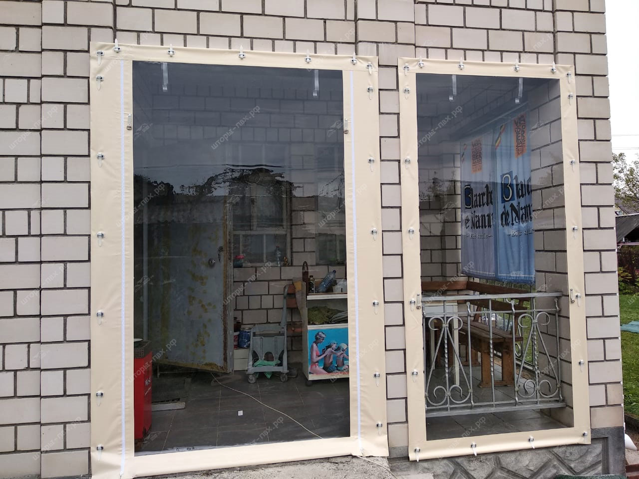 мягкие окна для беседок и веранд шторы пвх