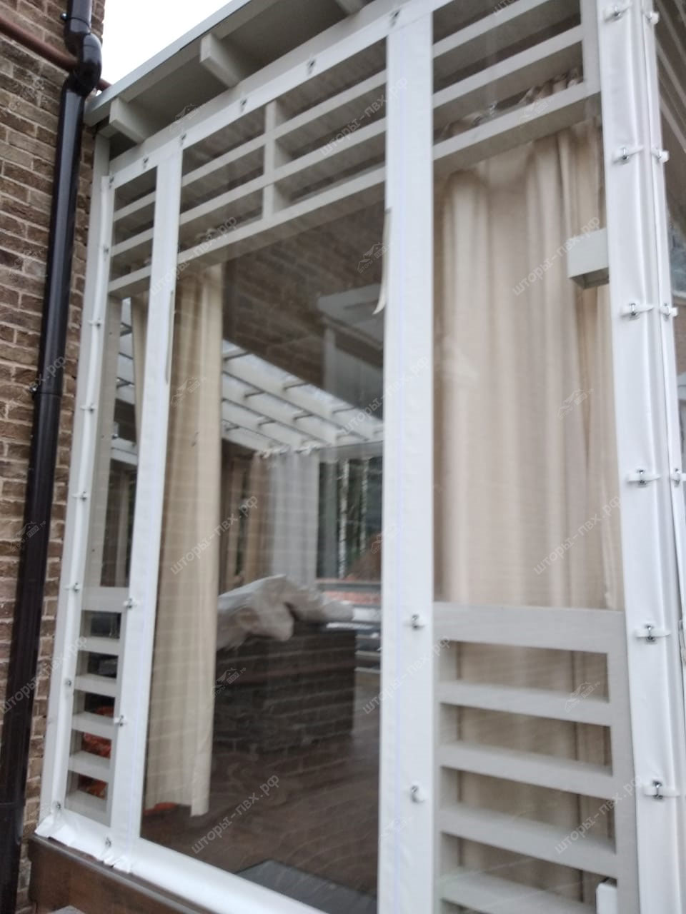 мягкие окна для беседок и веранд шторы пвх