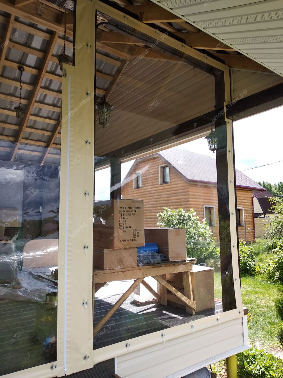 мягкие окна для беседок и веранд шторы пвх